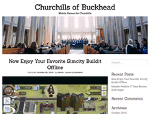 Tablet Screenshot of churchillsofbuckhead.com